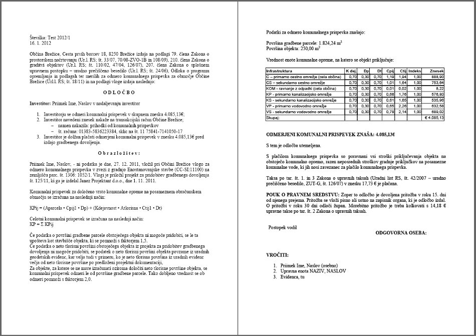 POSZ - PISO - Prostorski Informacijski Sistem Občin